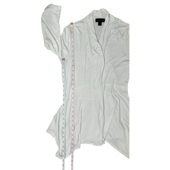 AB Studio Women's Off White Cardigan Sweater - Picture 10 of 11